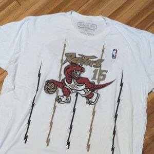 Vince Carter Toronto Raptors Mitchell & Ness Nostalgia Co. White Jersey T-Shirt